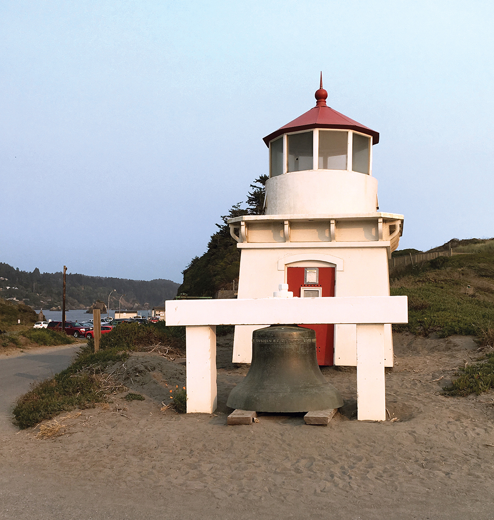 Trinidad Memorial Lighthouse in temporary location photo by David Kaftal