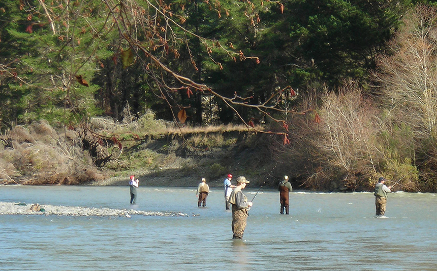 Fishing the Mad River photo by Tracy McCormack